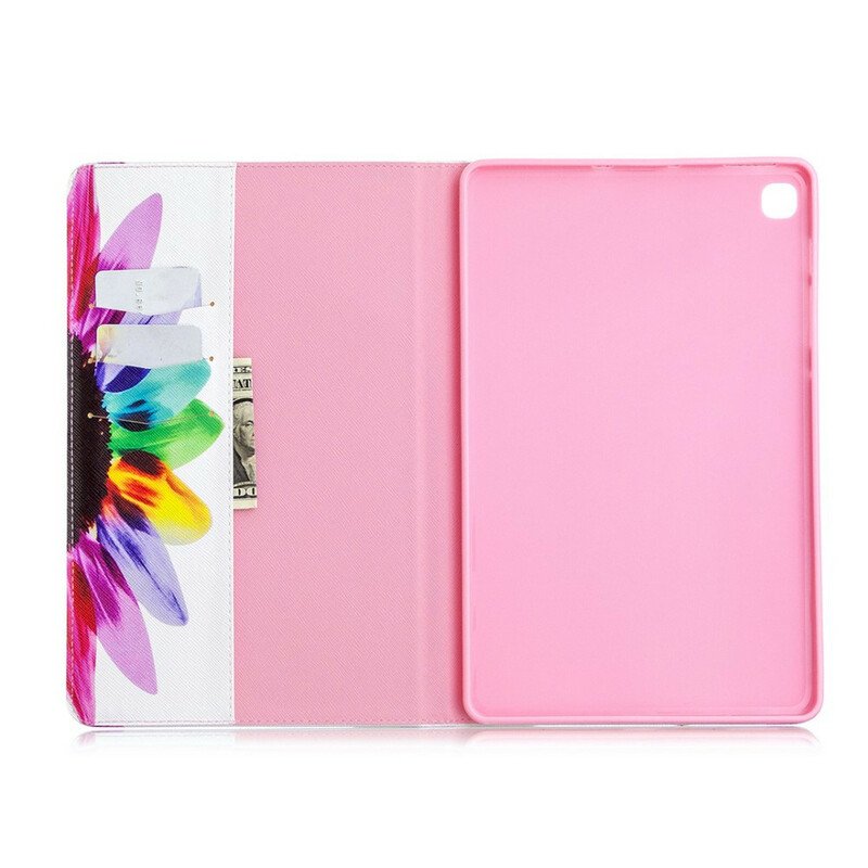 Fodral / Case Samsung Galaxy Tab S6 Lite Akvarell Blomma