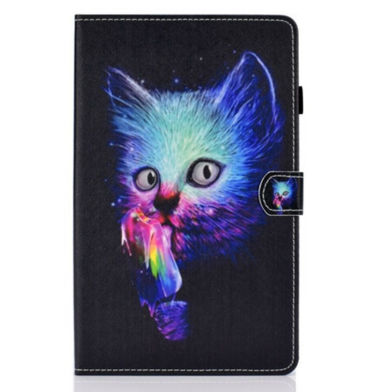 Fodral Samsung Galaxy Tab S6 Lite Psyko Katt