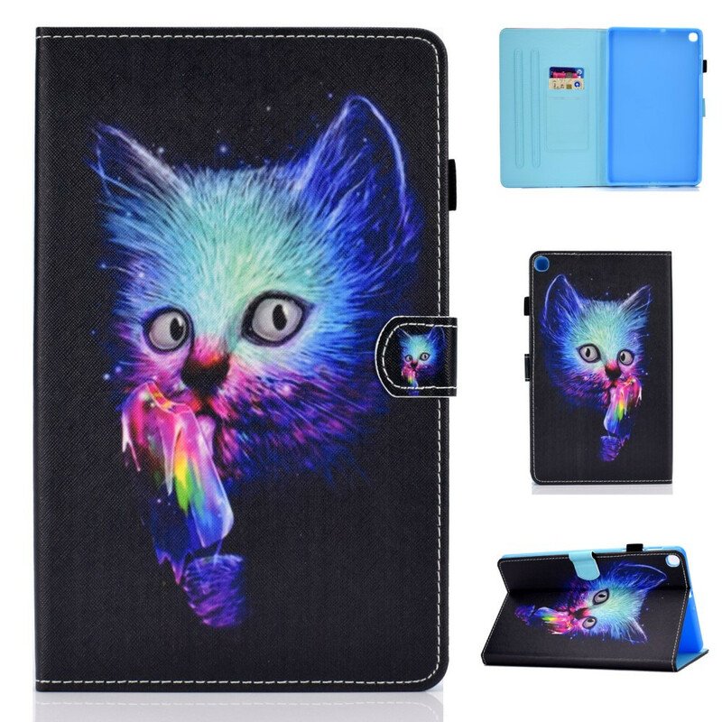 Fodral Samsung Galaxy Tab S6 Lite Psyko Katt