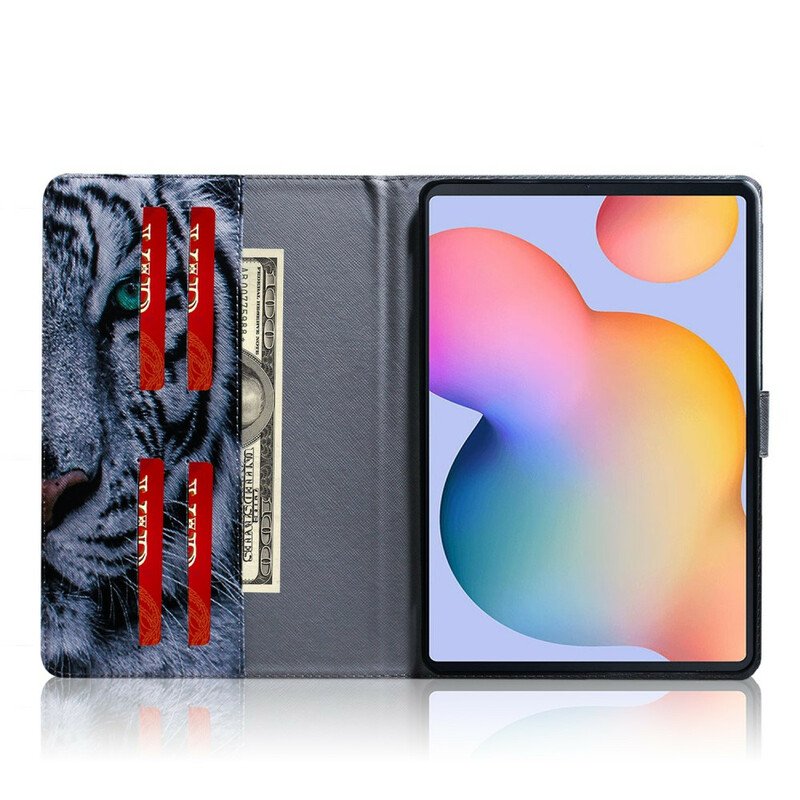 Fodral Samsung Galaxy Tab S6 Lite Tigerhuvud