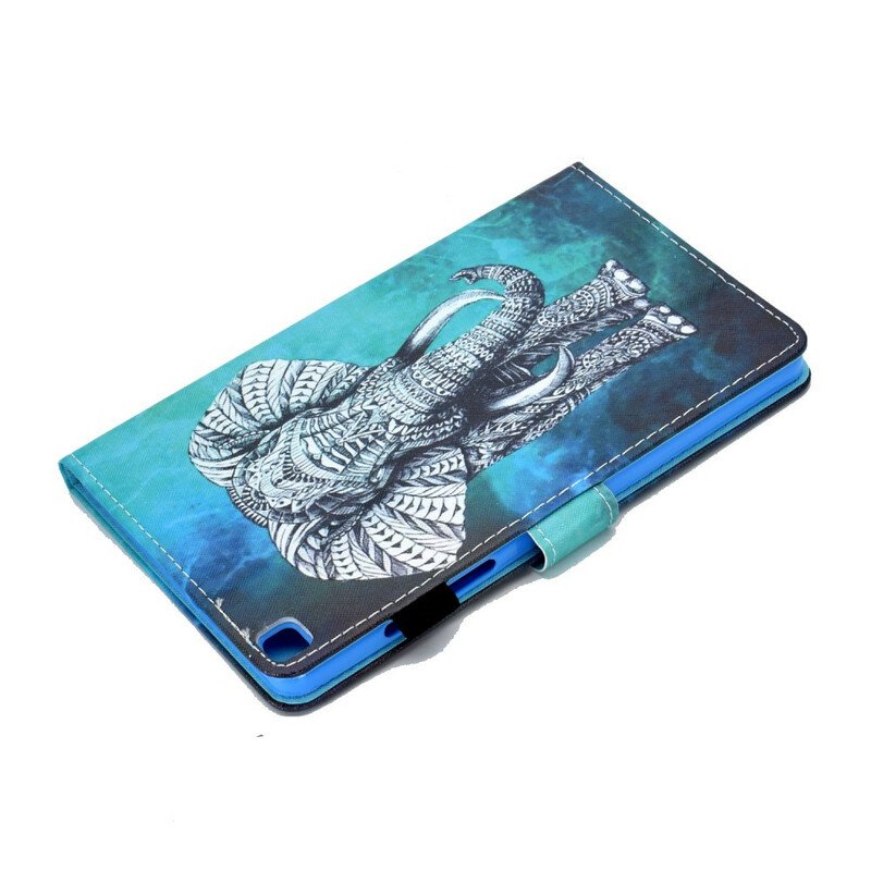 Fodral Samsung Galaxy Tab S6 Lite Tribal Elefant