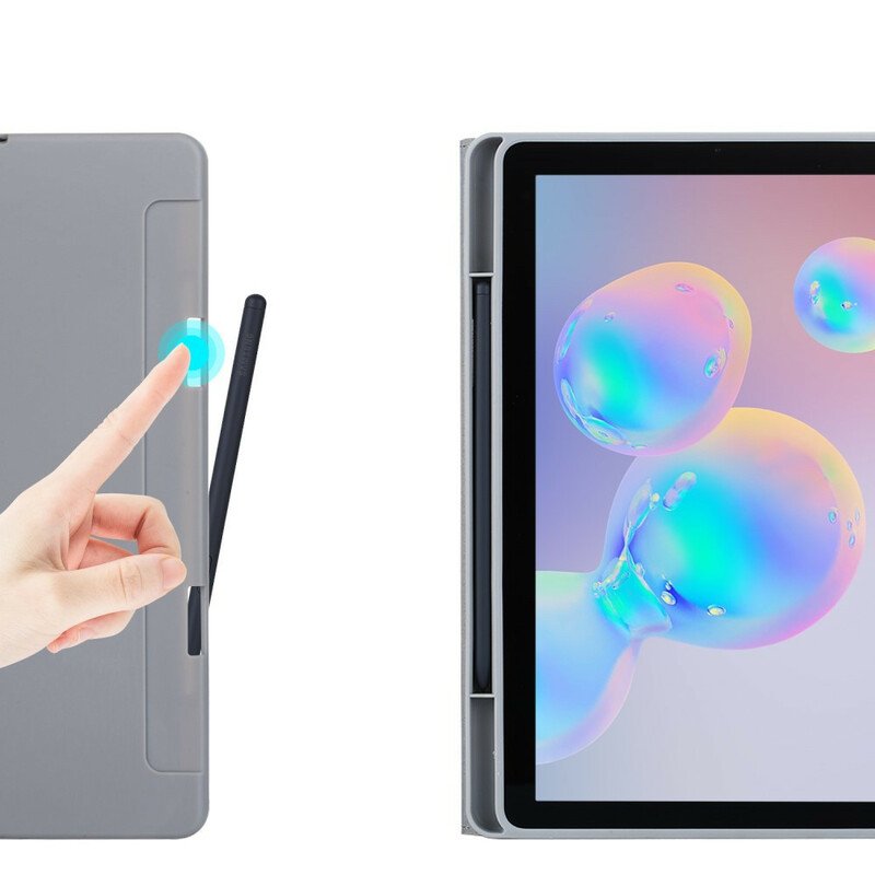 Folio-fodral Samsung Galaxy Tab S6 Lite Matt Konstläder