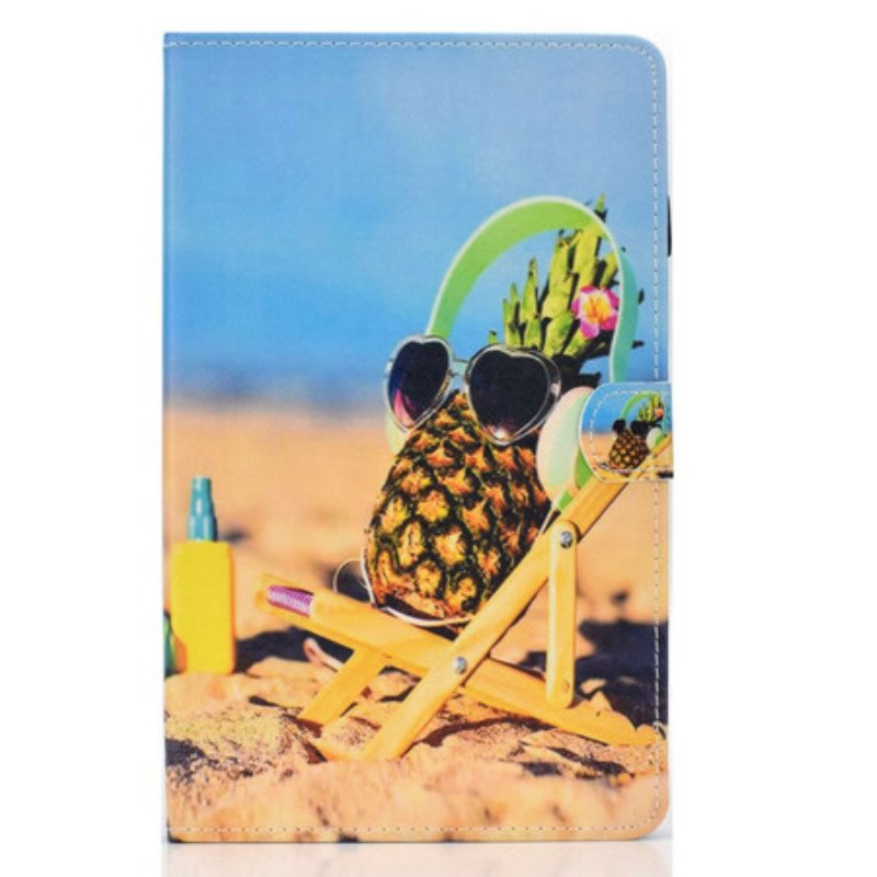 Folio-fodral Samsung Galaxy Tab S6 Lite Pineapple Beach