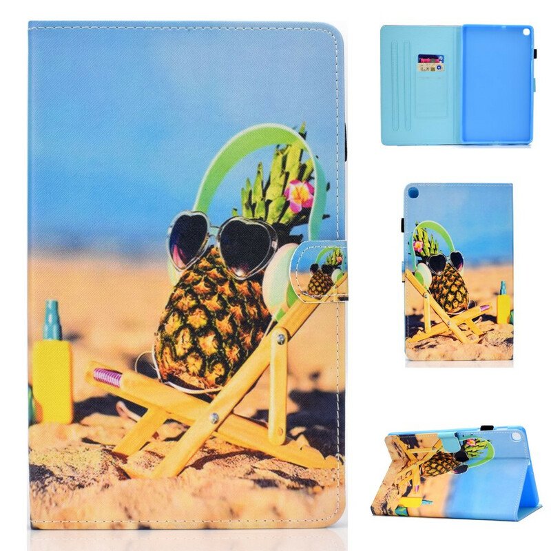 Folio-fodral Samsung Galaxy Tab S6 Lite Pineapple Beach