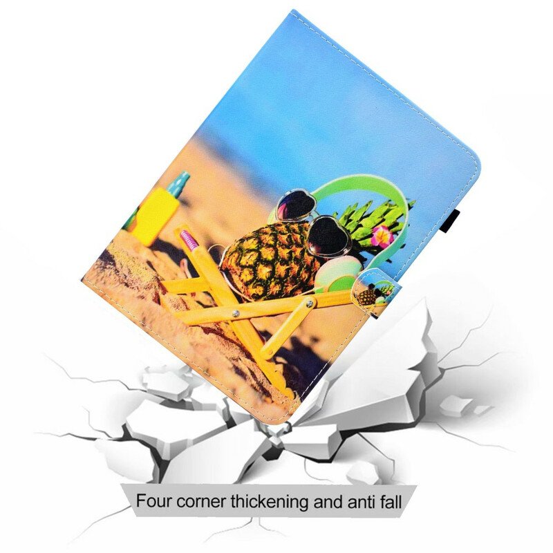 Folio-fodral Samsung Galaxy Tab S6 Lite Pineapple Beach