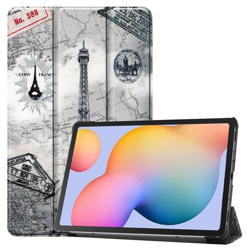 Skal Samsung Galaxy Tab S6 Lite Retro Eiffeltorn