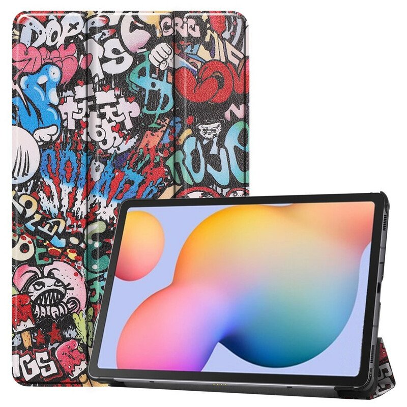 Skal Samsung Galaxy Tab S6 Lite Rolig Graffiti