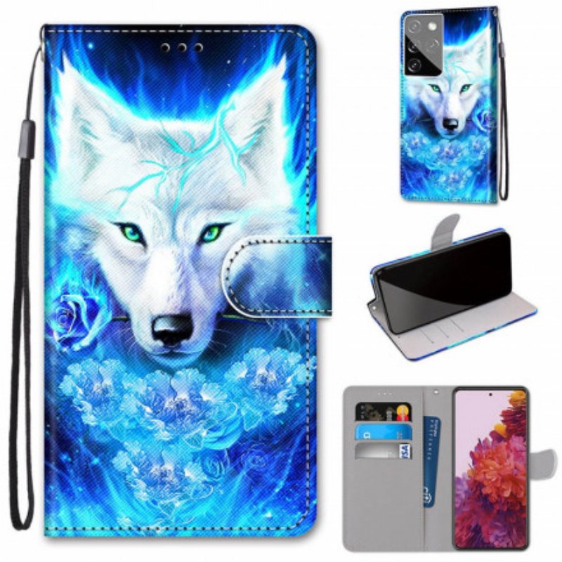 Fodral Samsung Galaxy S21 Ultra 5G Magic Wolf