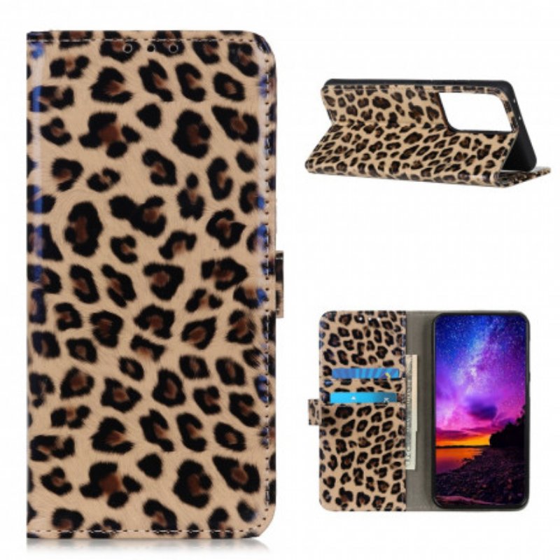 Fodral Samsung Galaxy S21 Ultra 5G Vanlig Leopard