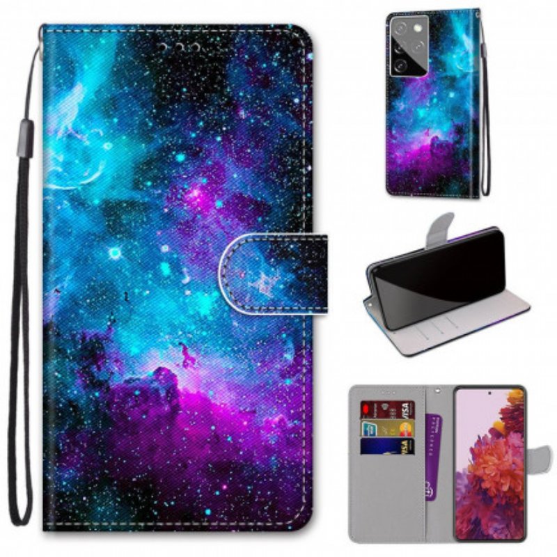 Folio-fodral Samsung Galaxy S21 Ultra 5G Kosmisk Himmel