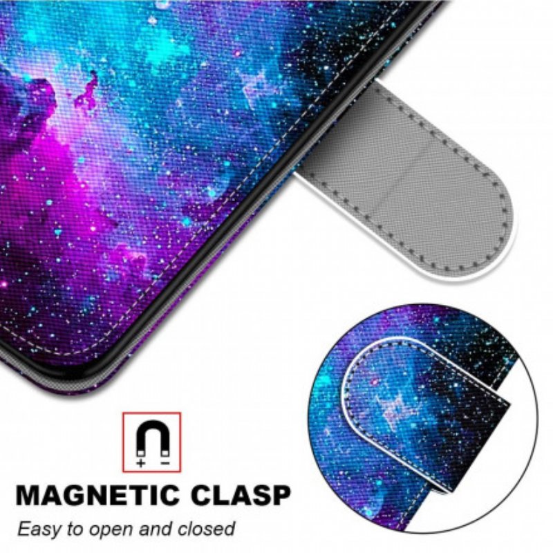 Folio-fodral Samsung Galaxy S21 Ultra 5G Kosmisk Himmel