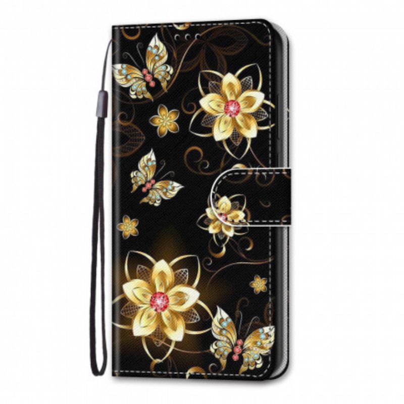 Folio-fodral Samsung Galaxy S21 Ultra 5G Magiska Blommor