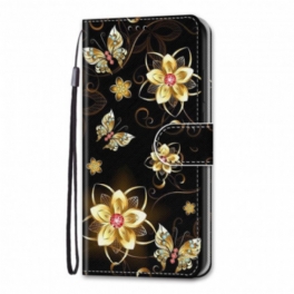 Folio-fodral Samsung Galaxy S21 Ultra 5G Magiska Blommor