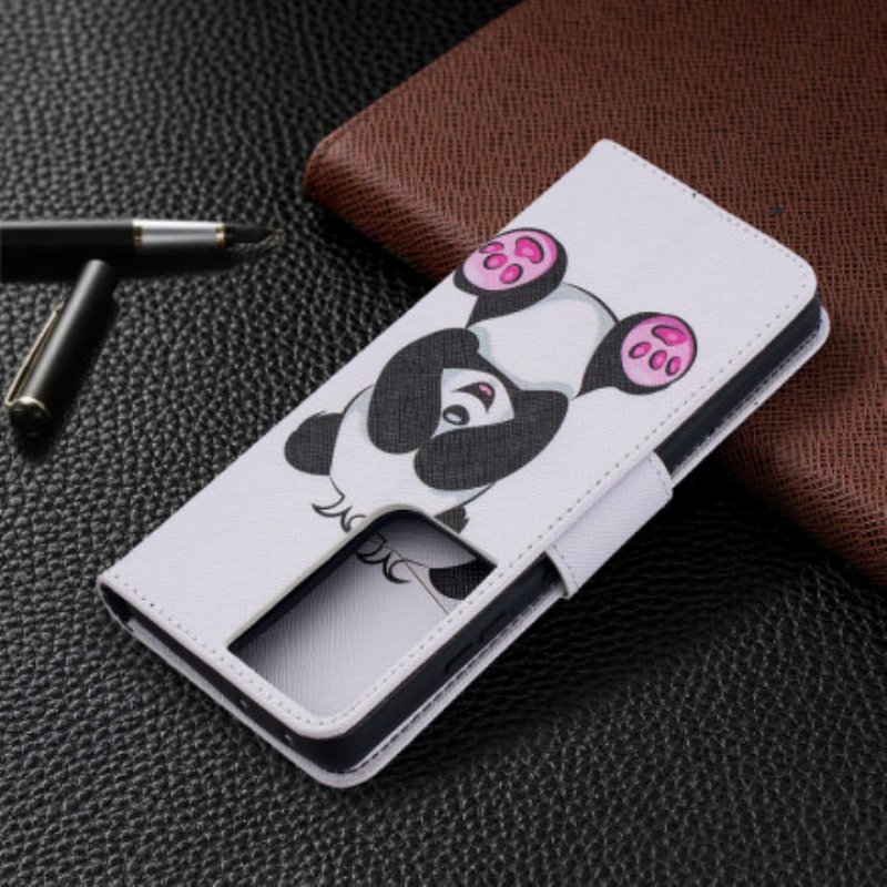 Folio-fodral Samsung Galaxy S21 Ultra 5G Panda Kul