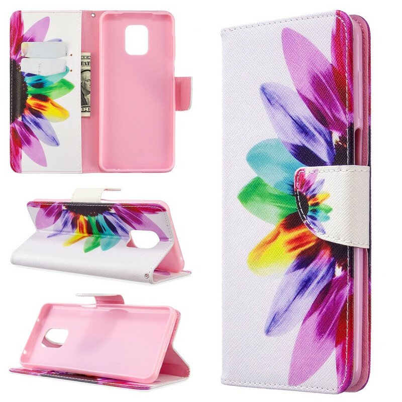 Folio-fodral Xiaomi Redmi Note 9S / 9 Pro Akvarell Blomma