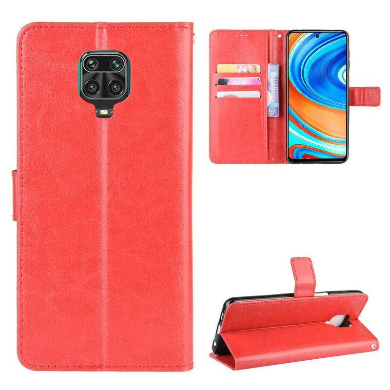 Folio-fodral Xiaomi Redmi Note 9S / 9 Pro Flashig Konstläder