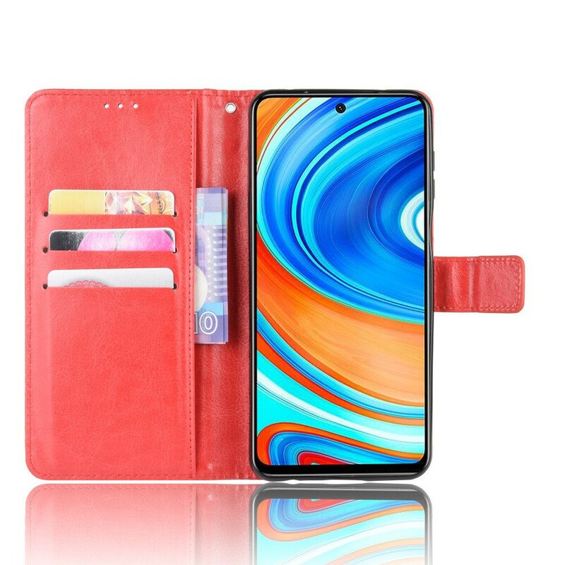 Folio-fodral Xiaomi Redmi Note 9S / 9 Pro Flashig Konstläder