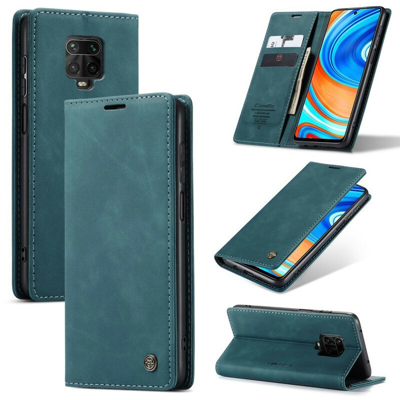 Folio-fodral Xiaomi Redmi Note 9S / 9 Pro Läderfodral Caseme Konstläder