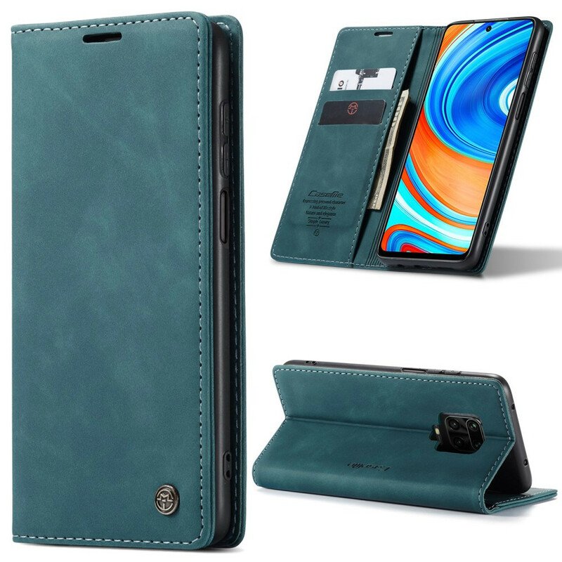 Folio-fodral Xiaomi Redmi Note 9S / 9 Pro Läderfodral Caseme Konstläder