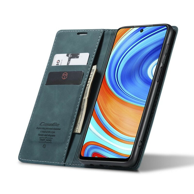 Folio-fodral Xiaomi Redmi Note 9S / 9 Pro Läderfodral Caseme Konstläder