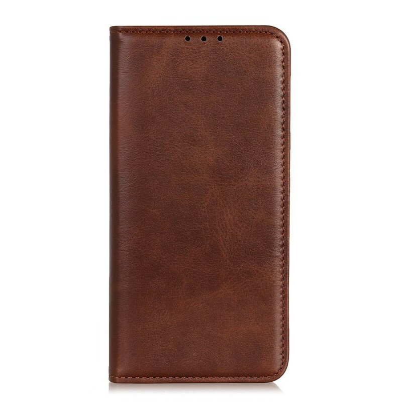 Folio-fodral Xiaomi Redmi Note 9S / 9 Pro Läderfodral Elegance Split Läder