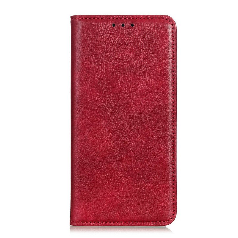 Folio-fodral Xiaomi Redmi Note 9S / 9 Pro Läderfodral Elegance Split Läder