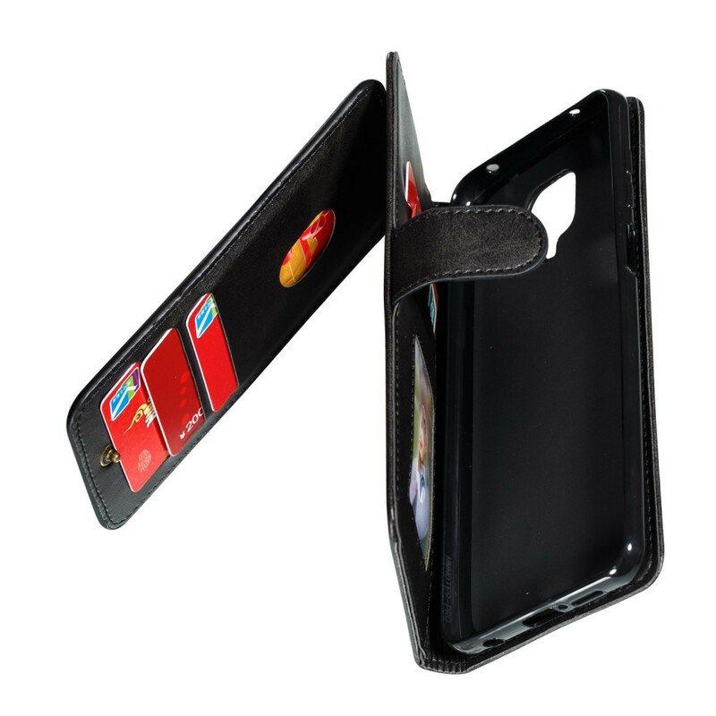 Folio-fodral Xiaomi Redmi Note 9S / 9 Pro Med Kedjar Lanyard-föreställningar