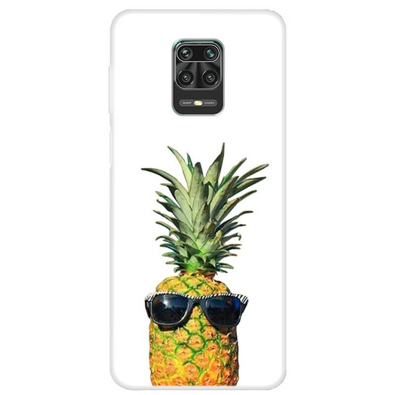 Skal Xiaomi Redmi Note 9S / 9 Pro Ananas Med Glasögon