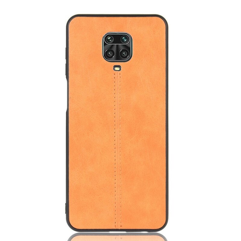 Skal Xiaomi Redmi Note 9S / 9 Pro Couture Lädereffekt