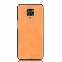 Skal Xiaomi Redmi Note 9S / 9 Pro Couture Lädereffekt