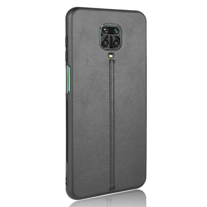 Skal Xiaomi Redmi Note 9S / 9 Pro Couture Lädereffekt