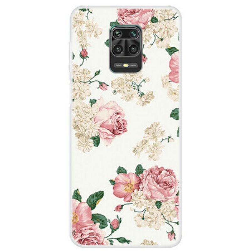 Skal Xiaomi Redmi Note 9S / 9 Pro Liberty Blommor