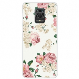 Skal Xiaomi Redmi Note 9S / 9 Pro Liberty Blommor