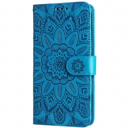 Läderfodral Oneplus 12r Telefonfodral Splendid Mandala Med Rem