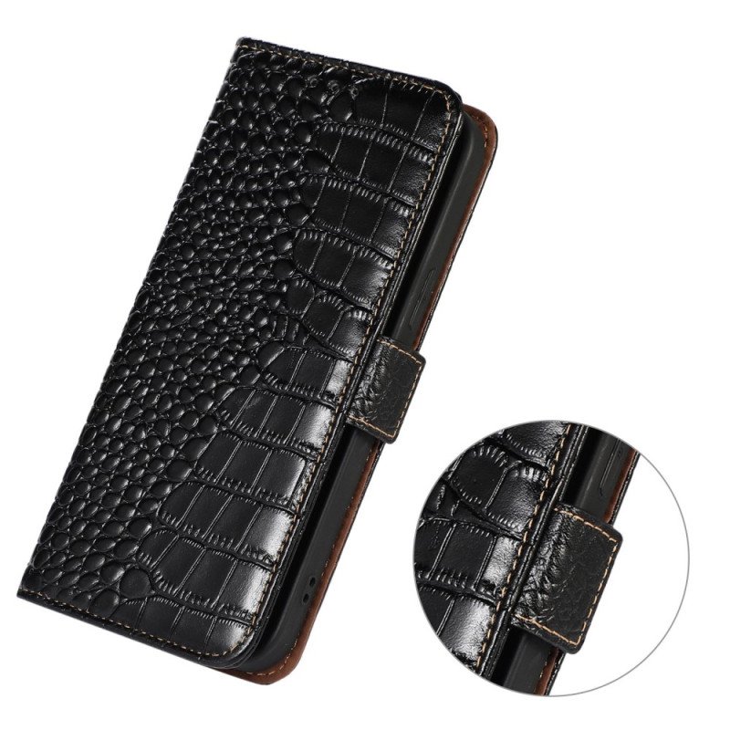 Fodral Honor Magic 5 Lite Crocodile Style Rfid