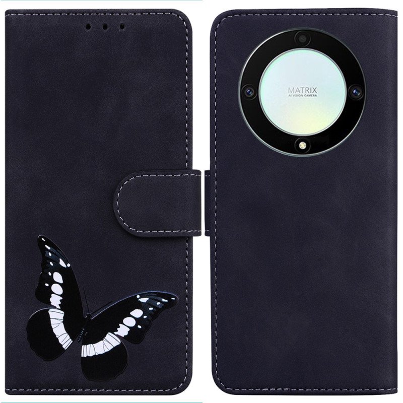 Folio-fodral Honor Magic 5 Lite Fjärilsdesign