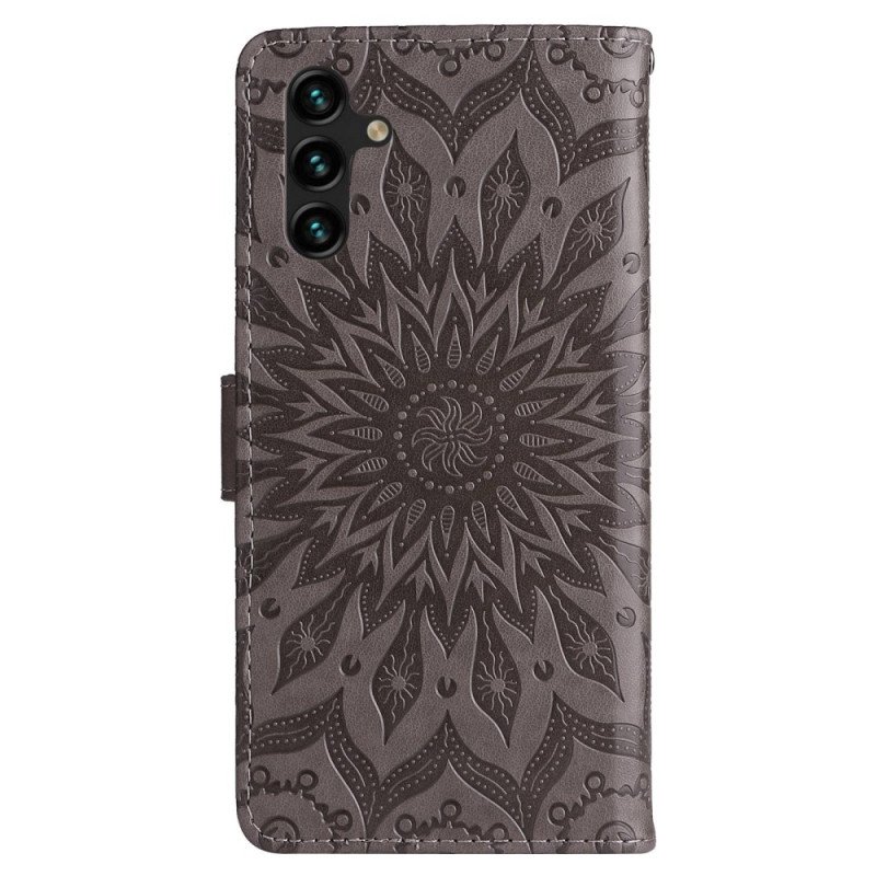 Fodral Samsung Galaxy A14 / A14 5G Mandala Sun Med Snodd