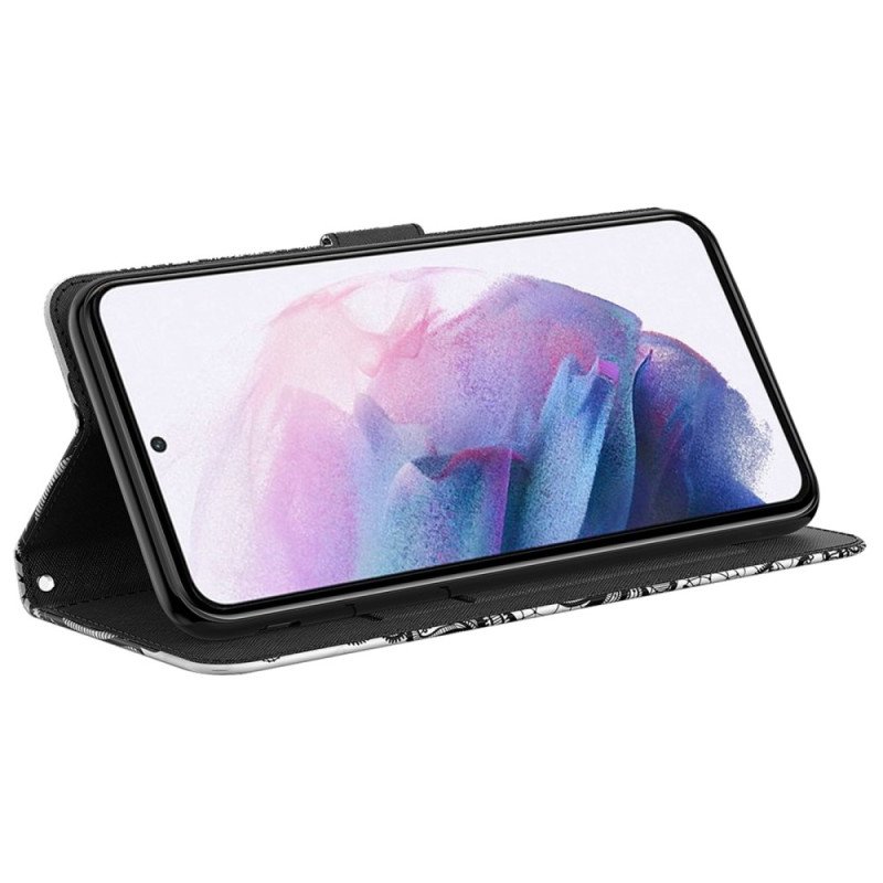 Fodral Samsung Galaxy A14 / A14 5G Med Kedjar Strappy Spets