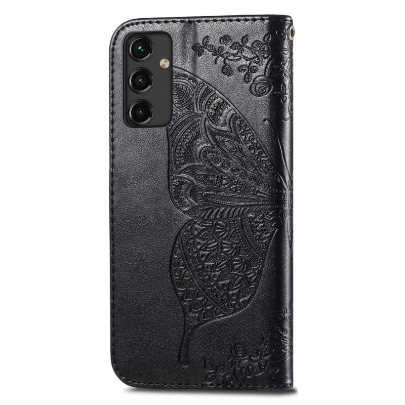 Folio-fodral Samsung Galaxy A14 / A14 5G Barock Fjäril