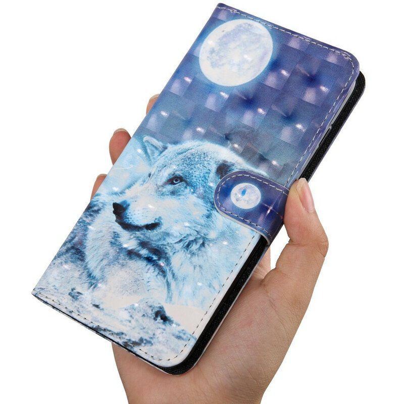 Fodral Xiaomi Redmi 9 Varg I Månsken