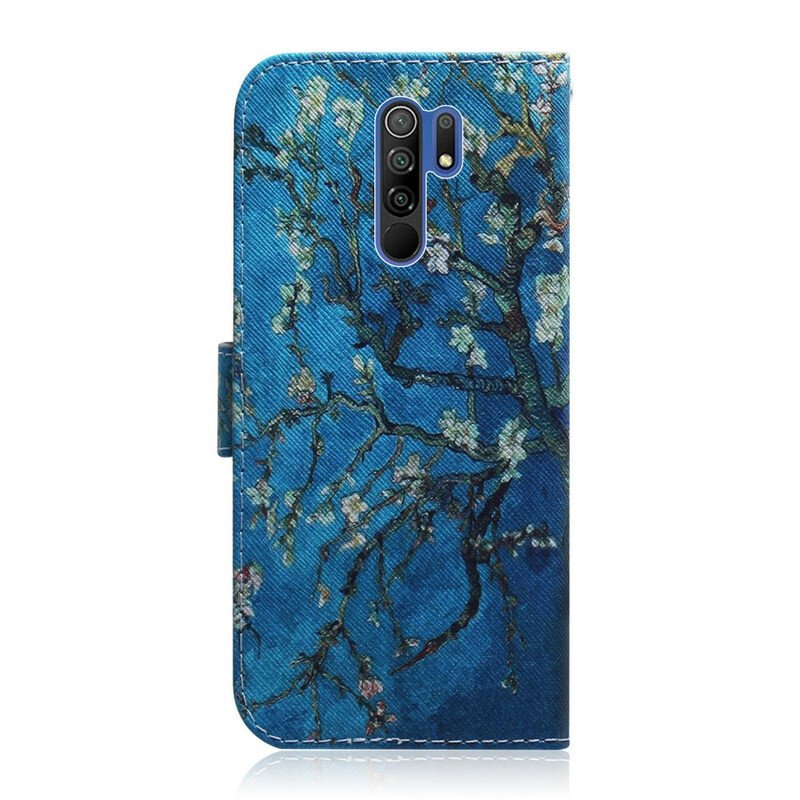 Folio-fodral Xiaomi Redmi 9 Blommande Trädgren