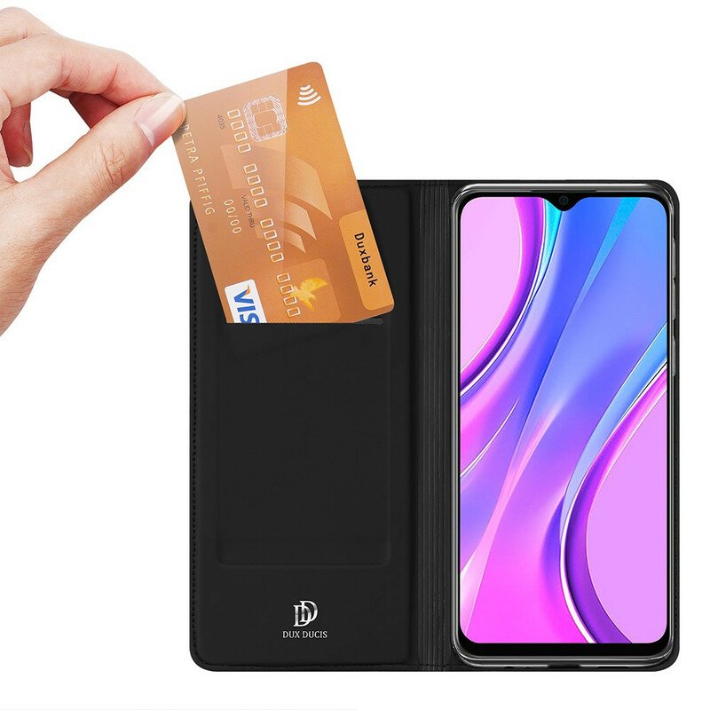 Folio-fodral Xiaomi Redmi 9 Läderfodral Skin Pro Dux Ducis