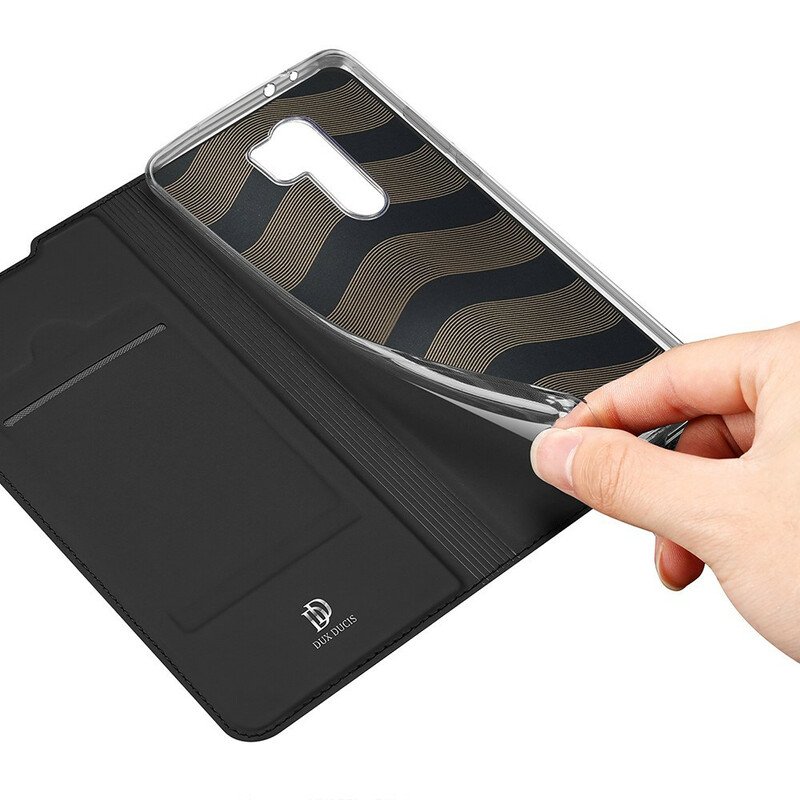 Folio-fodral Xiaomi Redmi 9 Läderfodral Skin Pro Dux Ducis