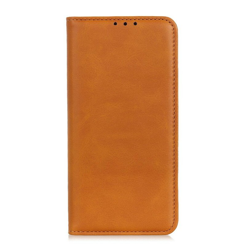 Folio-fodral Xiaomi Redmi 9 Läderfodral Split Läder