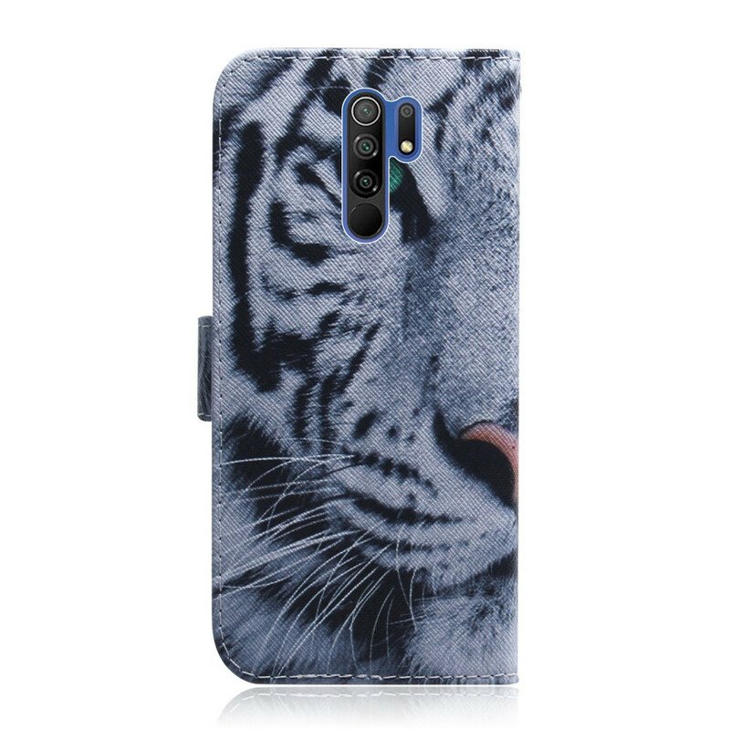 Folio-fodral Xiaomi Redmi 9 Tiger Face