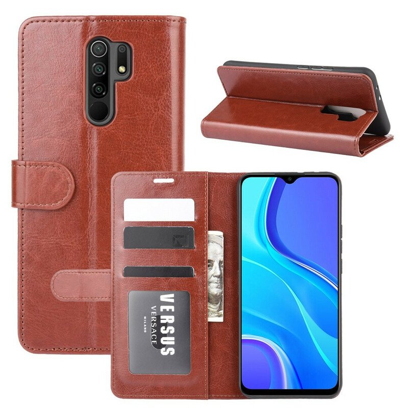 Folio-fodral Xiaomi Redmi 9 Ultra Konstläder