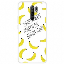 Mobilskal Xiaomi Redmi 9 Transparenta Bananpengar