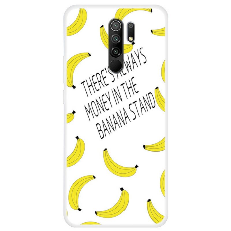 Mobilskal Xiaomi Redmi 9 Transparenta Bananpengar