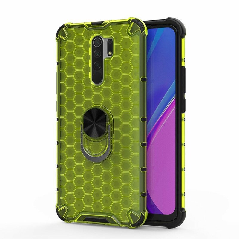 Skal Xiaomi Redmi 9 Honeycomb Och Ring Style