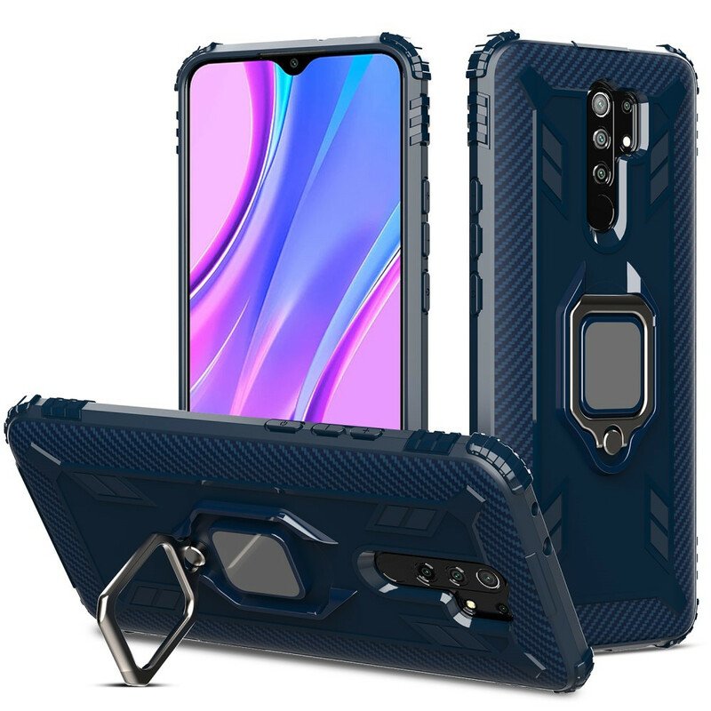 Skal Xiaomi Redmi 9 Ringstil Av Kolfiber